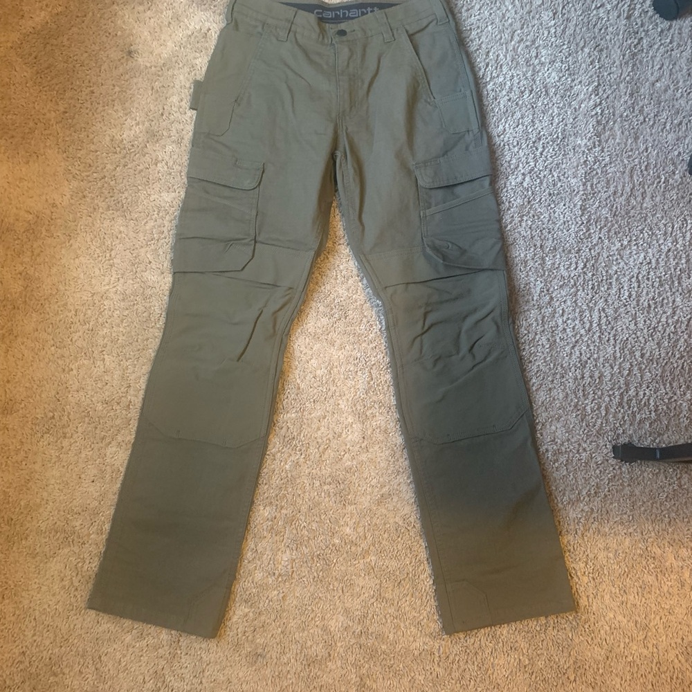 Carhartt Men's Olive Cargo Pants